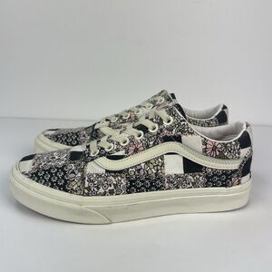 VANS OLD SKOOL Patchwork Floral Low Top Skate Shoe Sneakers 7 W 5.5 M 506731